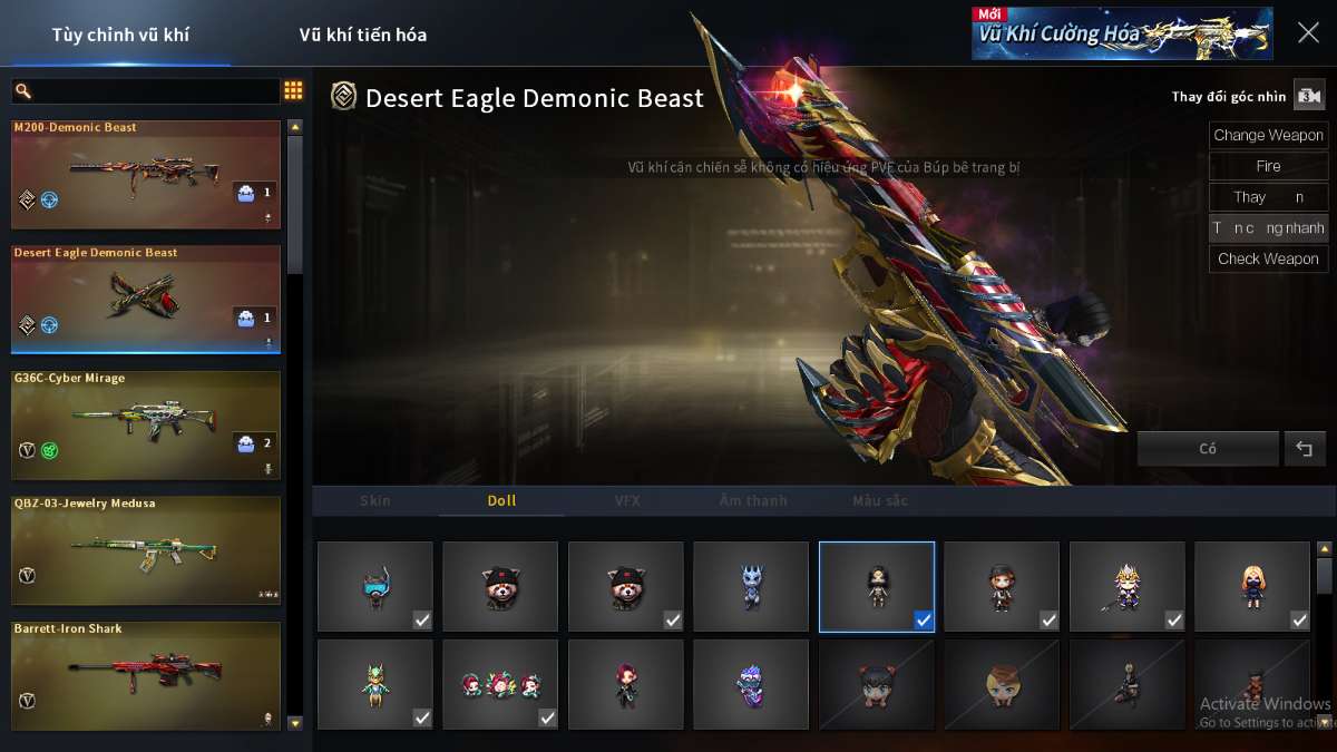 shop acc cf uy tin gia re